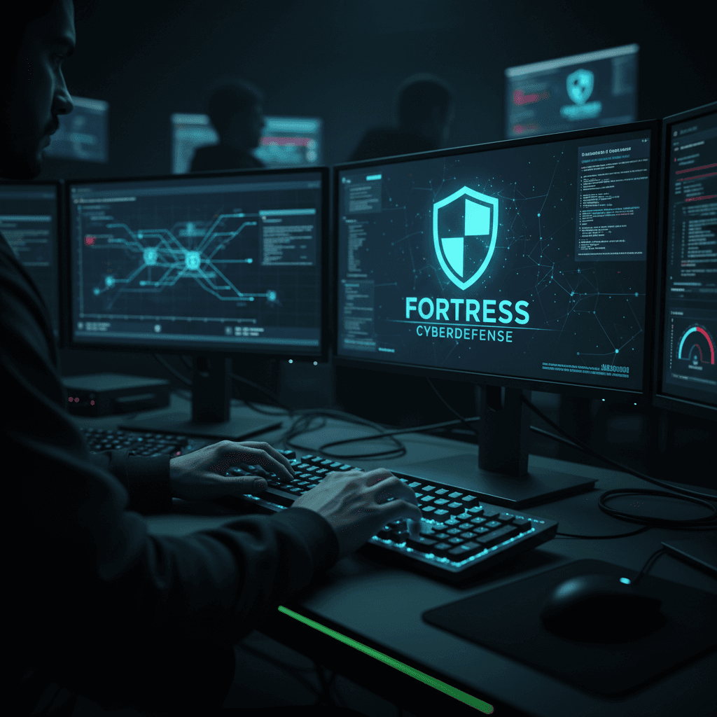 Security professional monitoring threat dashboards